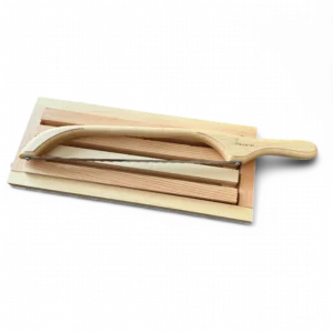 Planche à pain ramasse-miette avec scie pour baguette